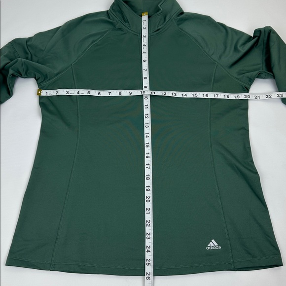 Adidas Golf 1/4 Zip Pullover. Dark Green. Large. Like New. Lite Fleece Lining. - Picture 6 of 8